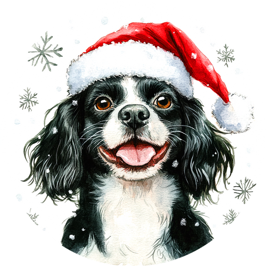 Dog (16) Round Christmas MDF Ornament