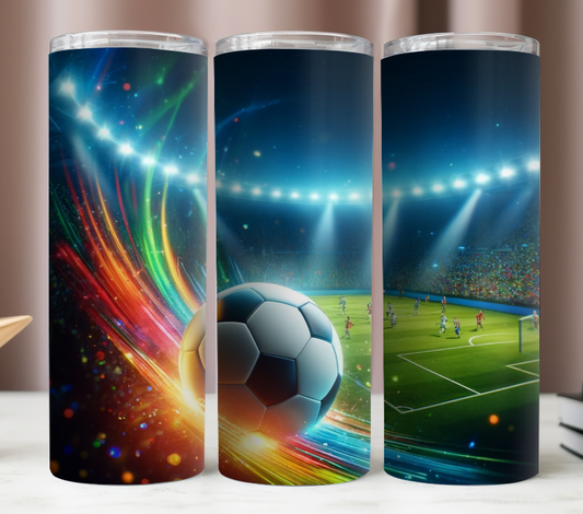 Bright Football Design 20oz Tumbler