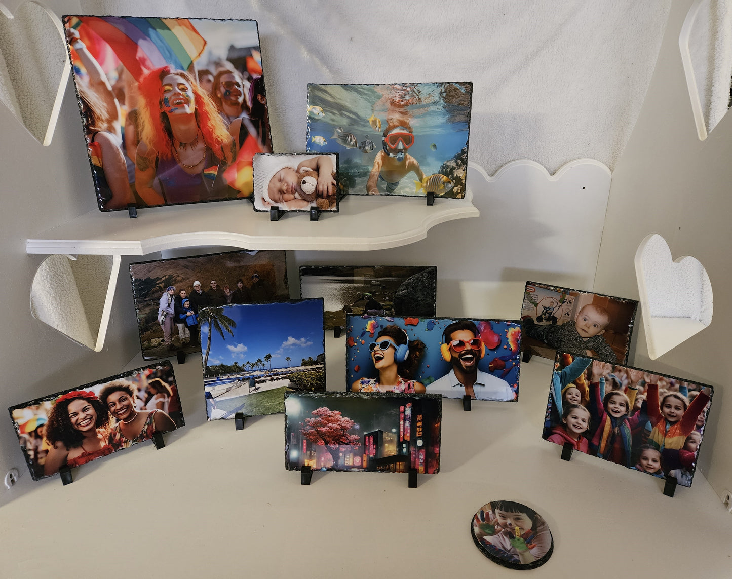 Personalised Photo Rock Slates