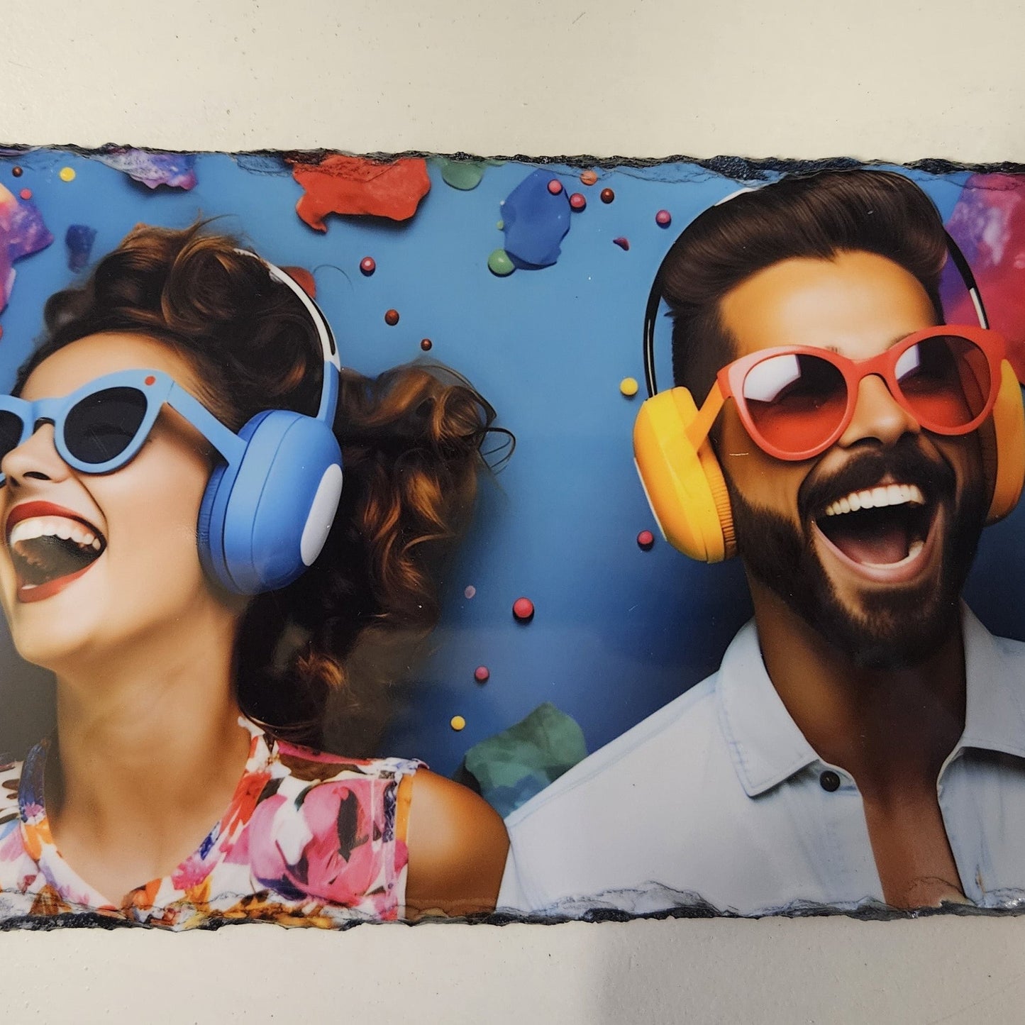 Personalised Photo Rock Slates