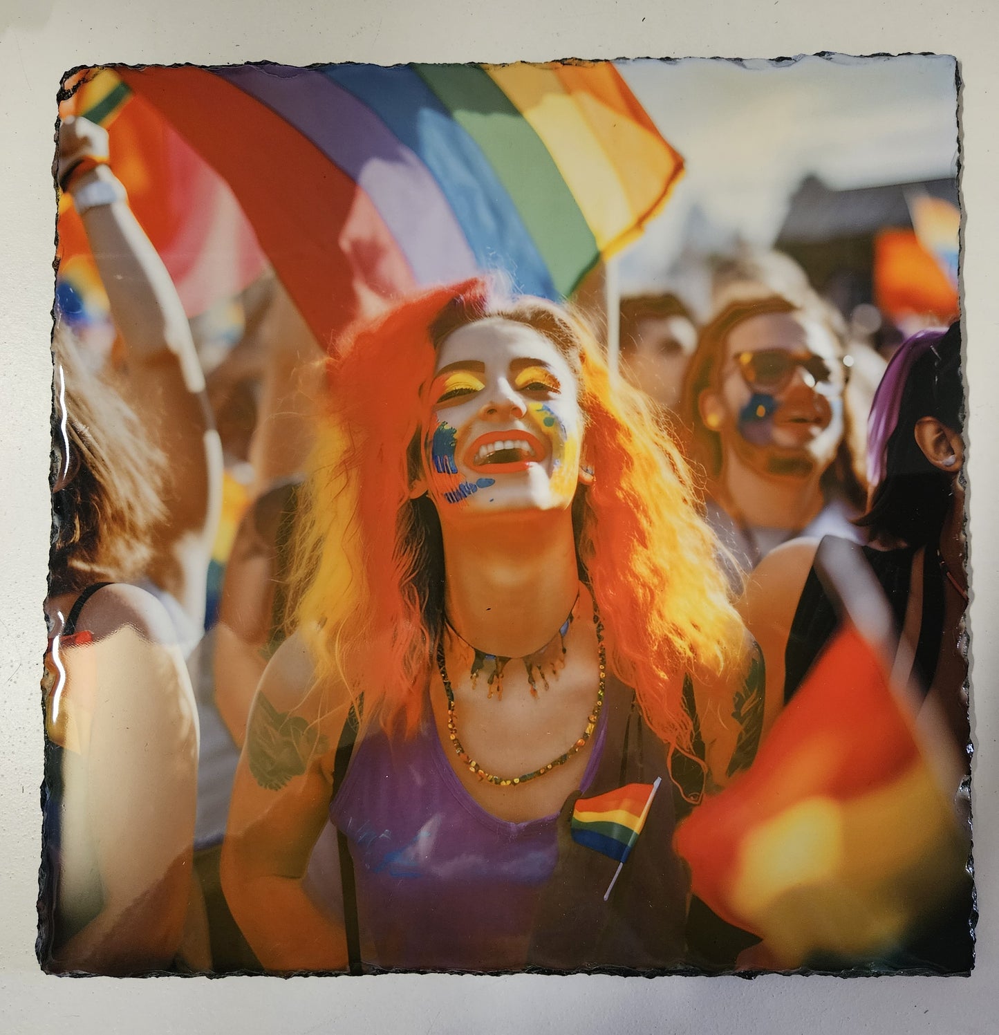 Personalised Photo Rock Slates