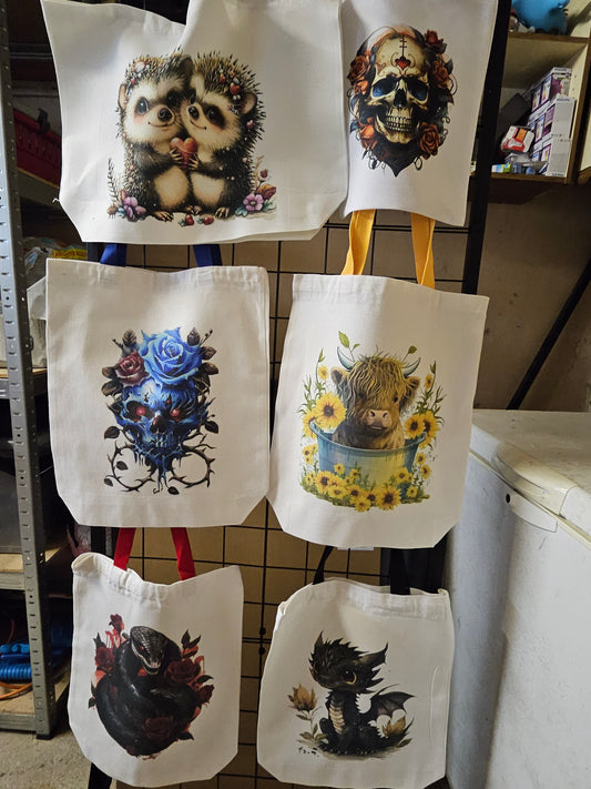 Canvas Tote Bag Preprinted