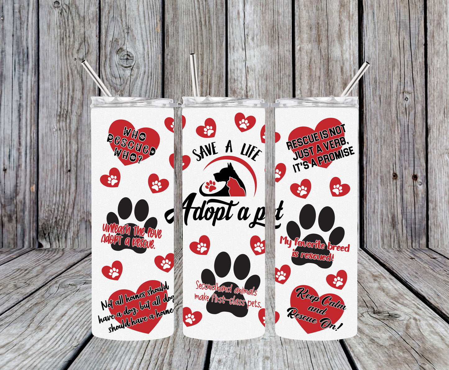 Adopt a Pet 20oz Tumbler