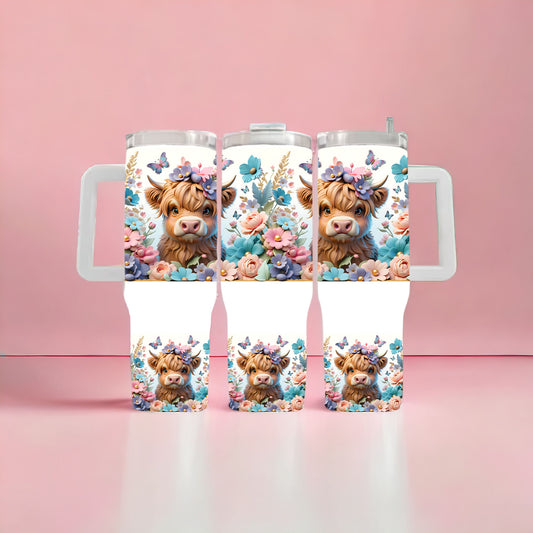 Highland Cow Baby 40oz Tumbler