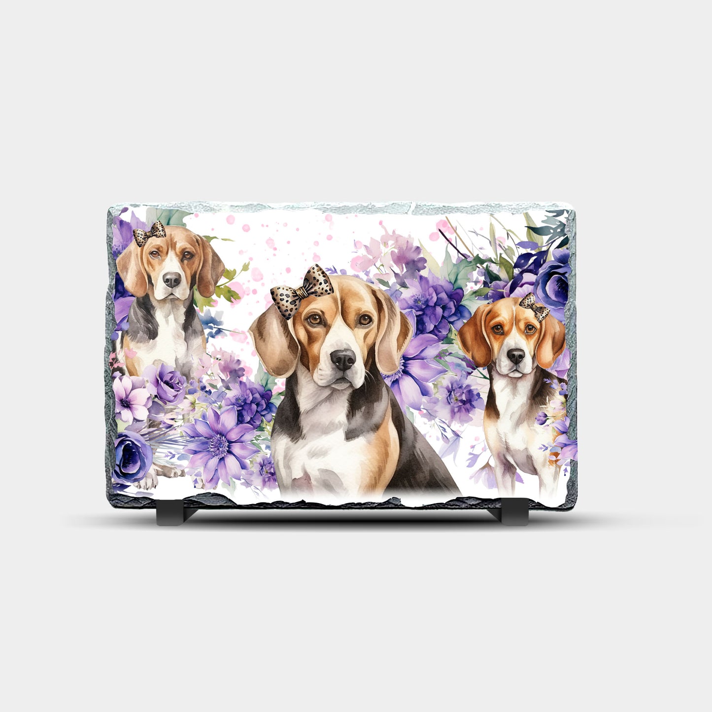 Beagles Design Printed Rock Slate