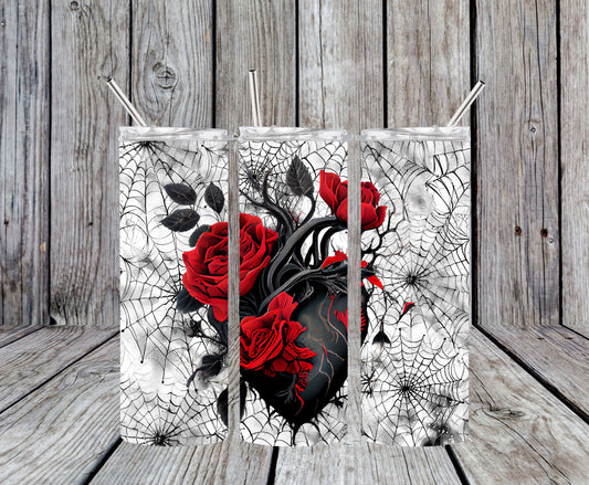 Black Heart 20oz Tumbler