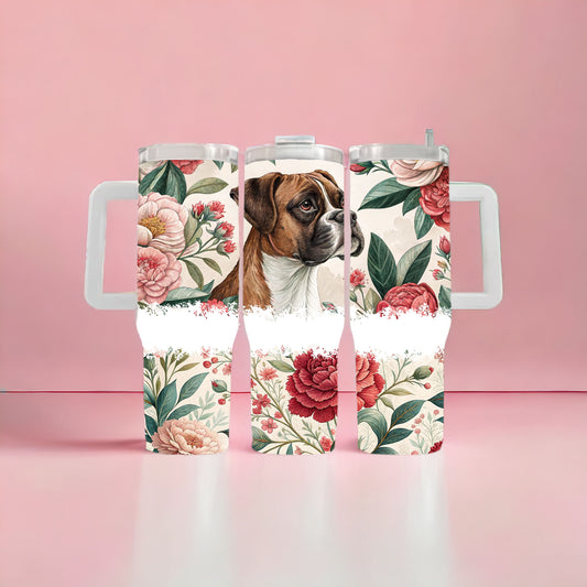 Boxer Dog 40oz Tumbler