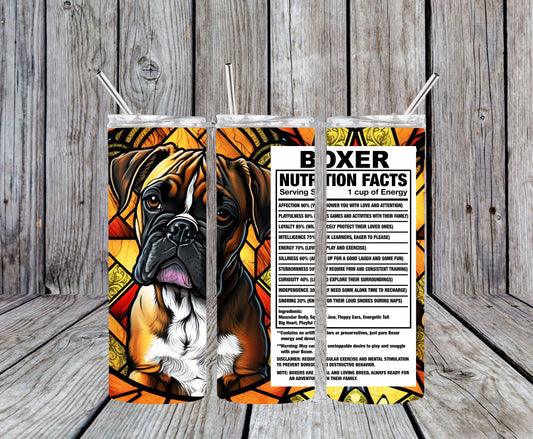 Boxer Facts 20oz Tumbler