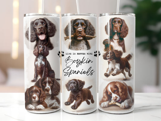 Boykin Spaniel Dog Life is Better with 20oz Tumbler