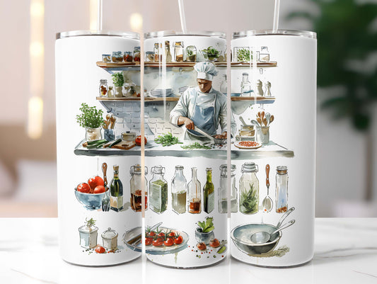 Chef (8) 20oz Tumbler