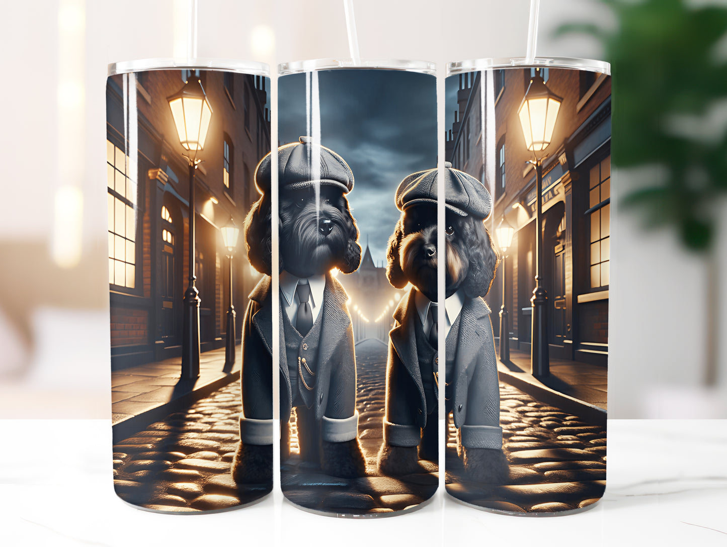 Cockerpoo Peaky Dog 20oz Tumbler