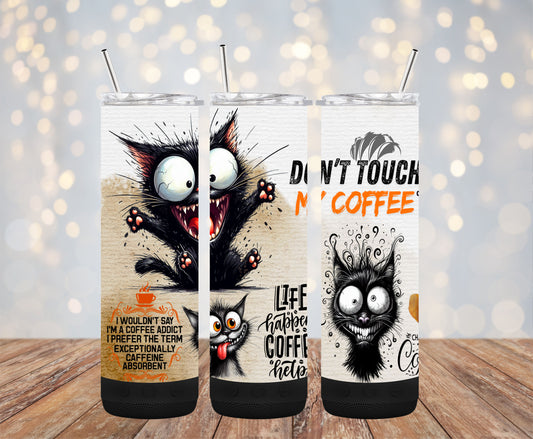 Coffee Cat 20oz Bluetooth Speaker Tumbler