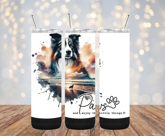 Collie Paws 20oz Bluetooth Speaker Tumbler
