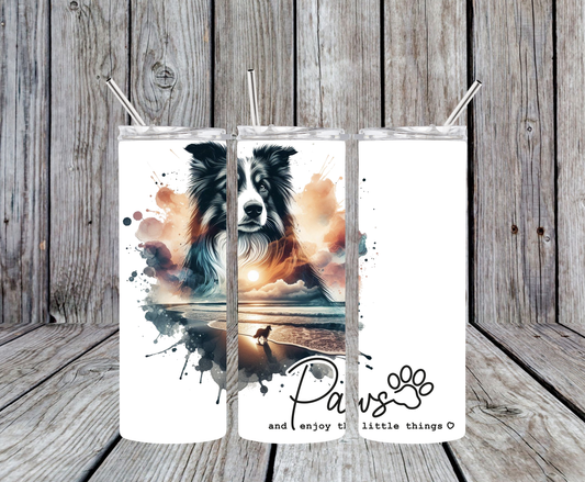 Collie Paws 20oz Tumbler