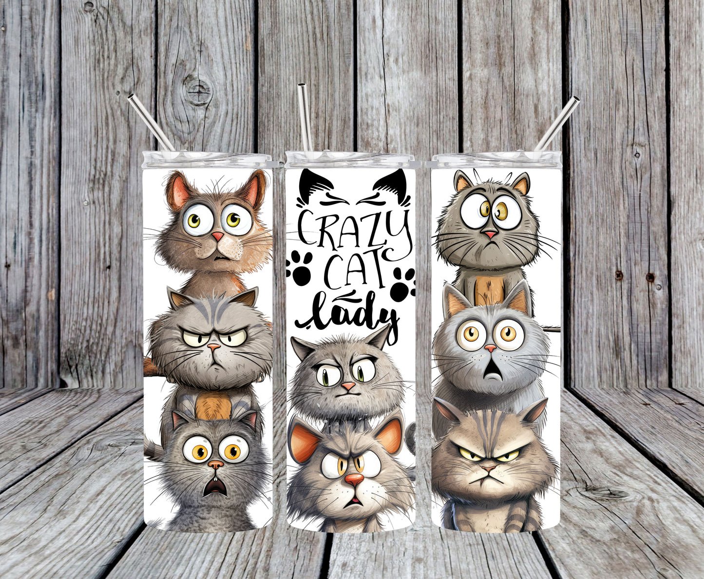 Crazy Cat Lady 2 20oz Tumbler