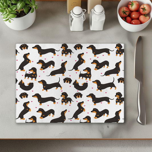 Dachshund Multi Design Chopping Cutting Board