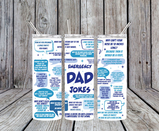 Dad Jokes Design 20oz Tumbler