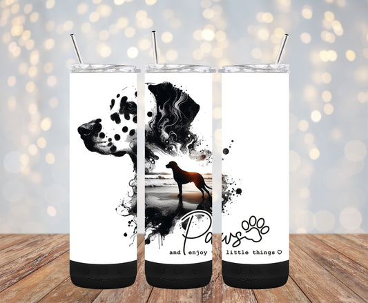 Dalmatian Paws 20oz Bluetooth Speaker Tumbler
