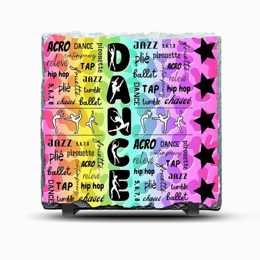 Dance Design Printed Rock Slate