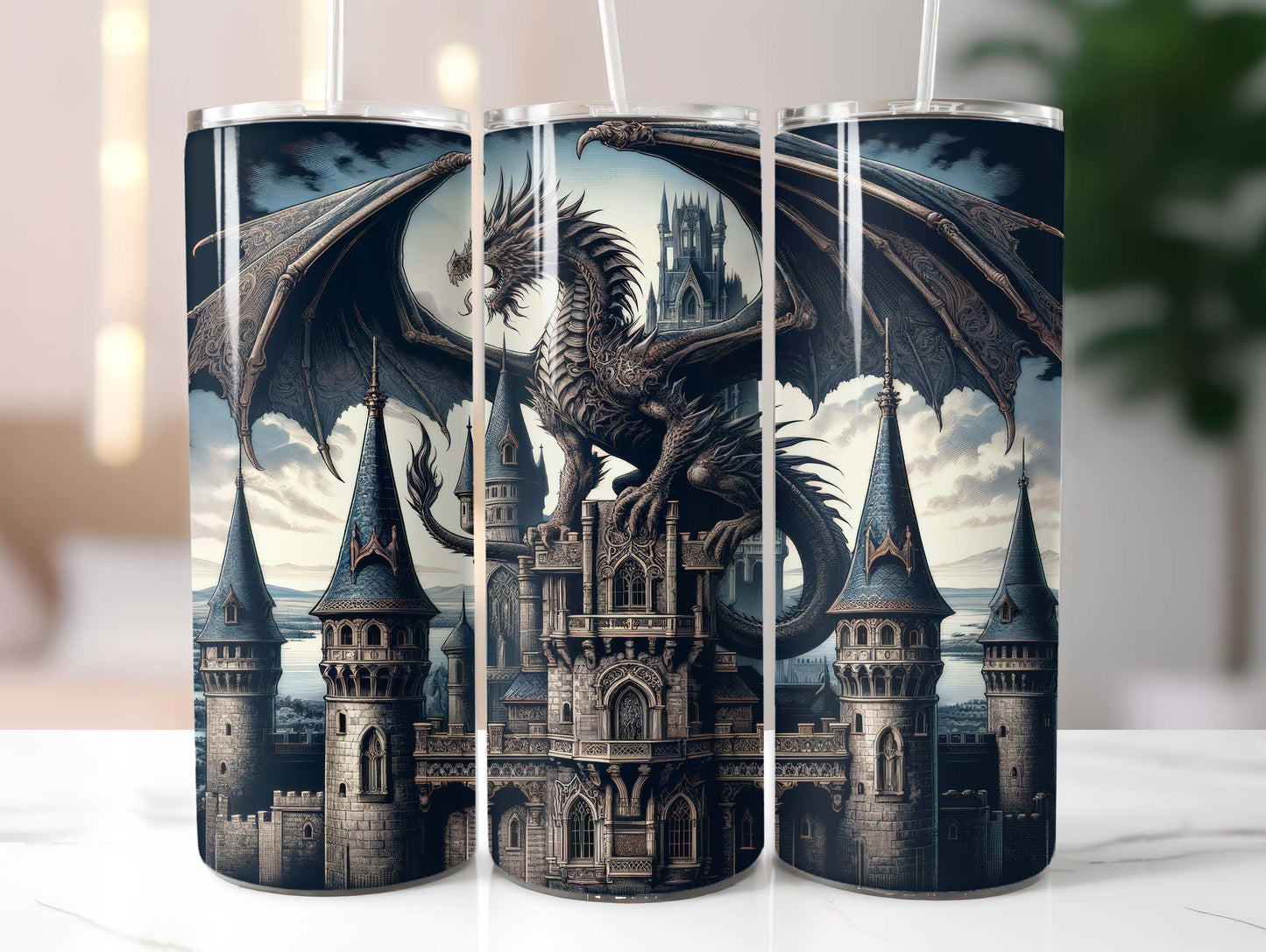 Dragon Castle 20oz Tumbler