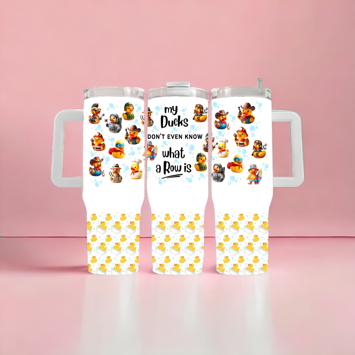 Ducks in a Row 40oz Tumbler