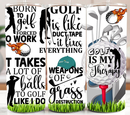 Golf 2 20oz Tumbler