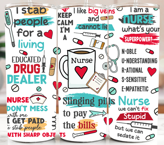 Nurse Funny 20oz Tumbler