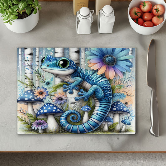 Gecko Glass Chopping Cutting Board
