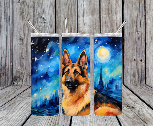 German Shepherd 20oz Tumbler