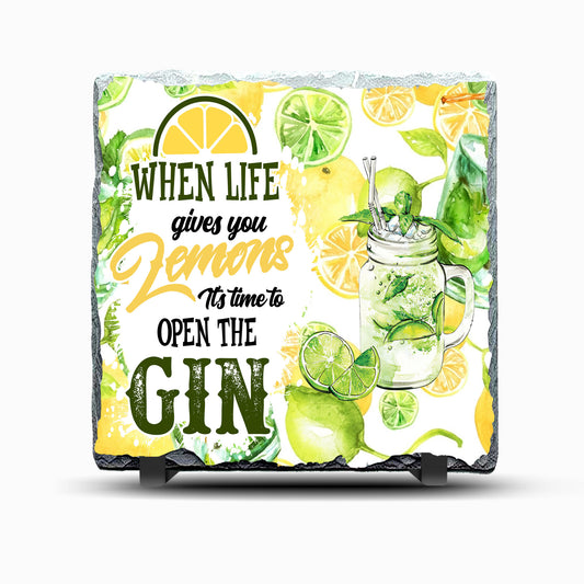 Gin Design Printed Rock Slate