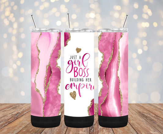 Girl Boss 20oz Bluetooth Speaker Tumbler