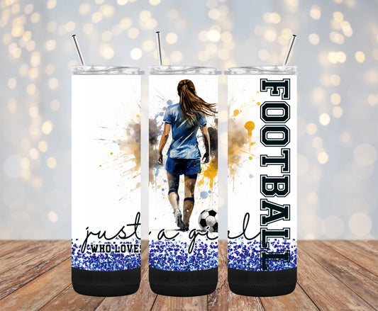 Girl Football 20oz Bluetooth Speaker Tumbler