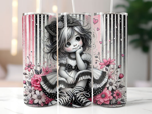 Girl in White Dress (3) 20oz Tumbler