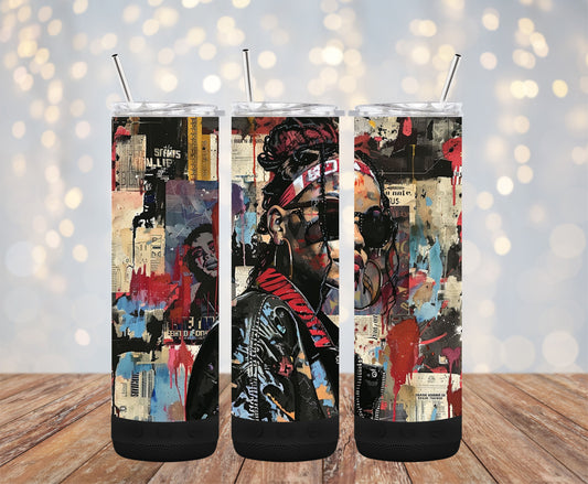 Graffiti Girl 20oz Bluetooth Speaker Tumbler
