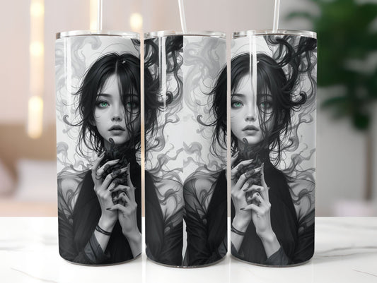 Green Eyed Woman (2) 20oz Tumbler