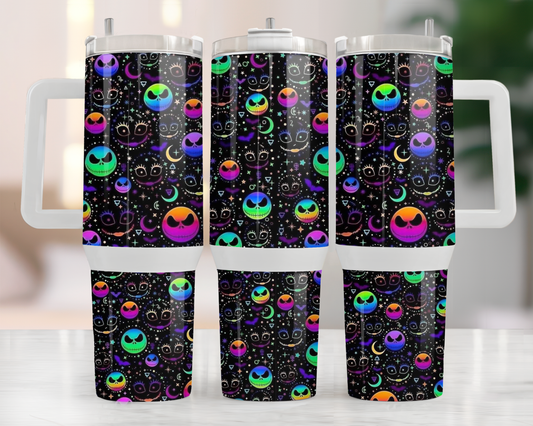 Halloween Faces 40oz Tumbler