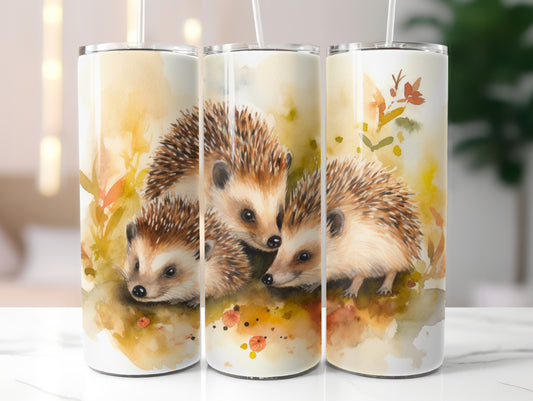 Hedgehog Family 20oz Tumbler