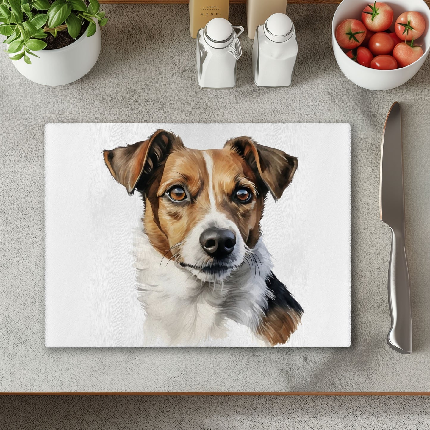 Jack Russell Chopping Cutting Board