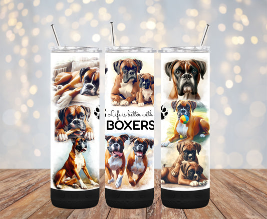 Life is Better with Boxers 20oz Bluetooth Speaker Tumbler