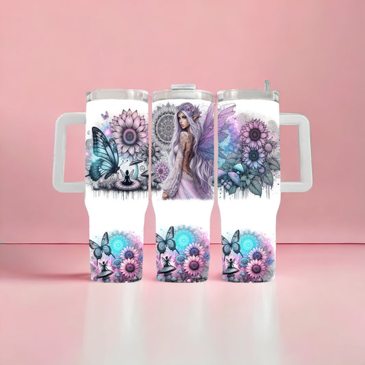 Lilac Fairy 40oz Tumbler