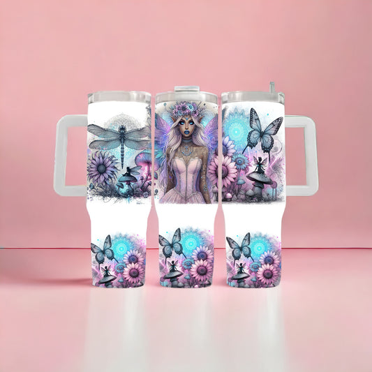 Lilac Fairy 2 40oz Tumbler