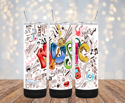 Music 20oz Bluetooth Speaker Tumbler