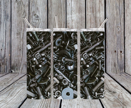 Nuts and Bolts 20oz Tumbler