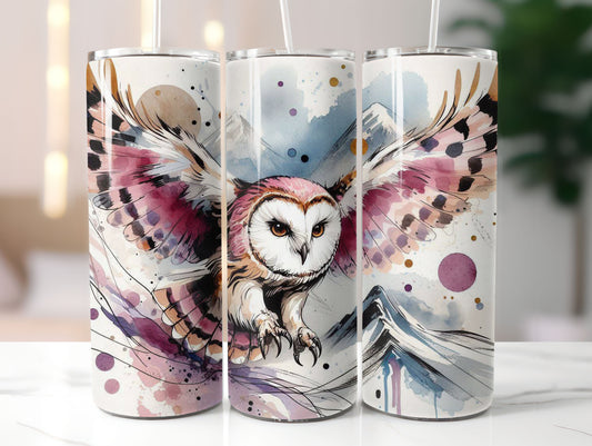 Owl Abstract (1) 20oz Tumbler