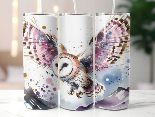 Owl Abstract (2) 20oz Tumbler