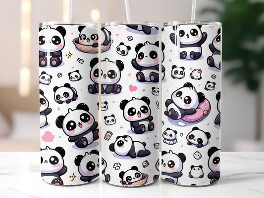 Pandas Multi 20oz Tumbler