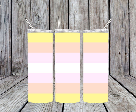Pangender Pride Flag Design 20oz Tumbler
