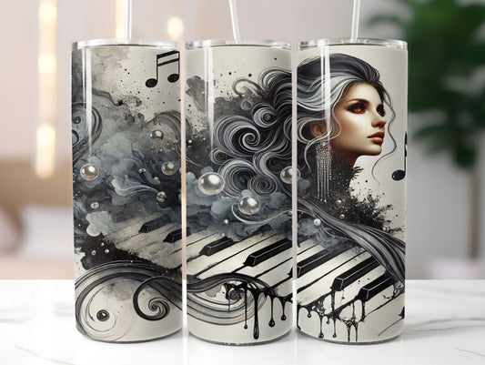 Piano Woman 4 Design 20oz Tumbler