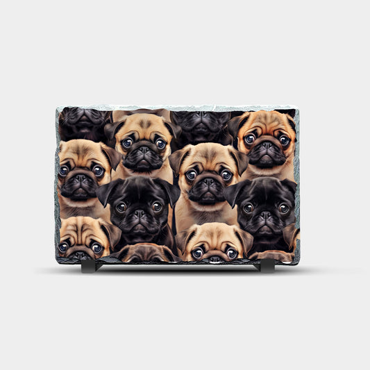 Pugs Design Printed Rock Slate