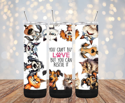 Rescue Dog 20oz Bluetooth Speaker Tumbler